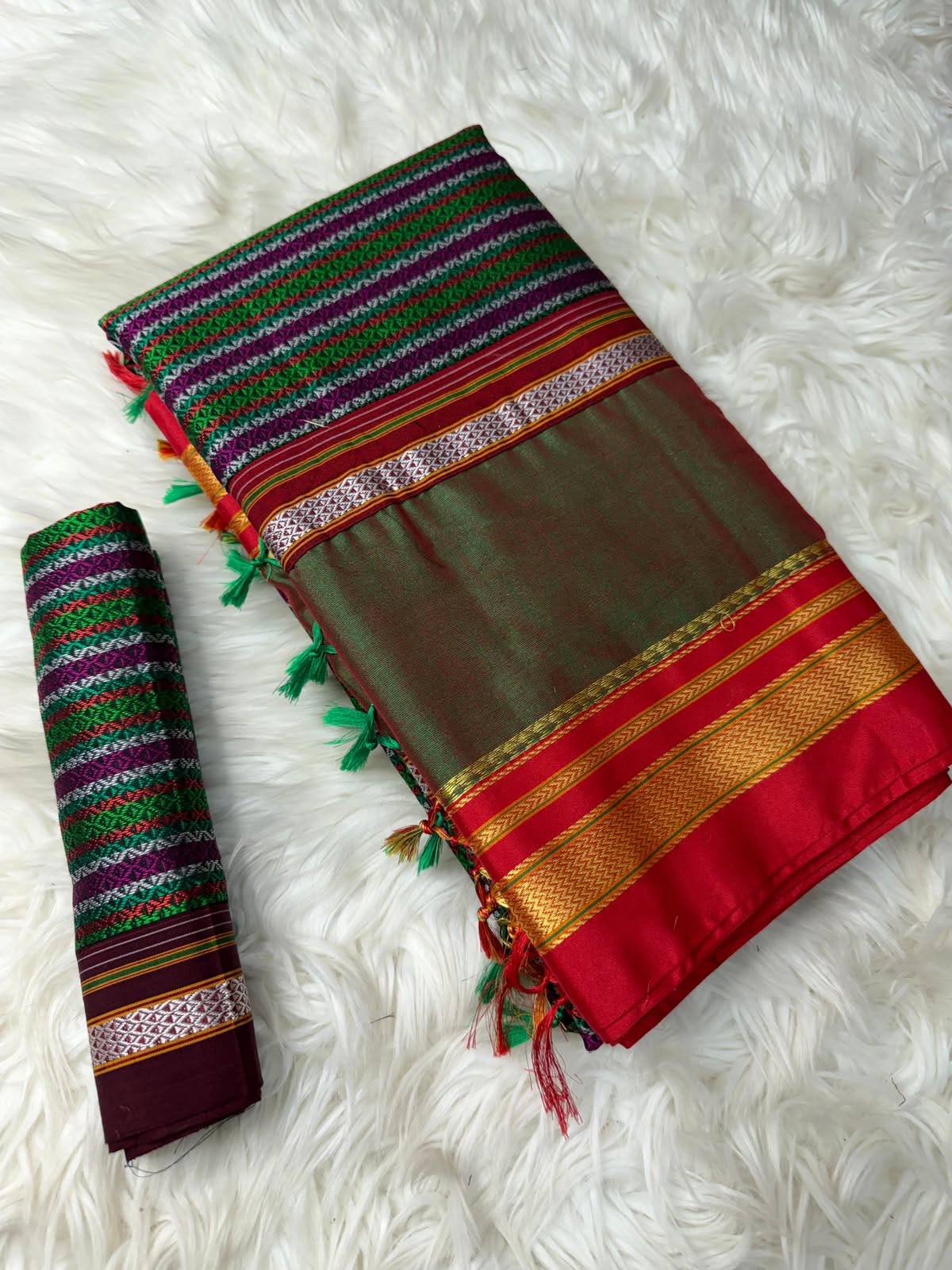 Multicolor Striped Khun Ilkal